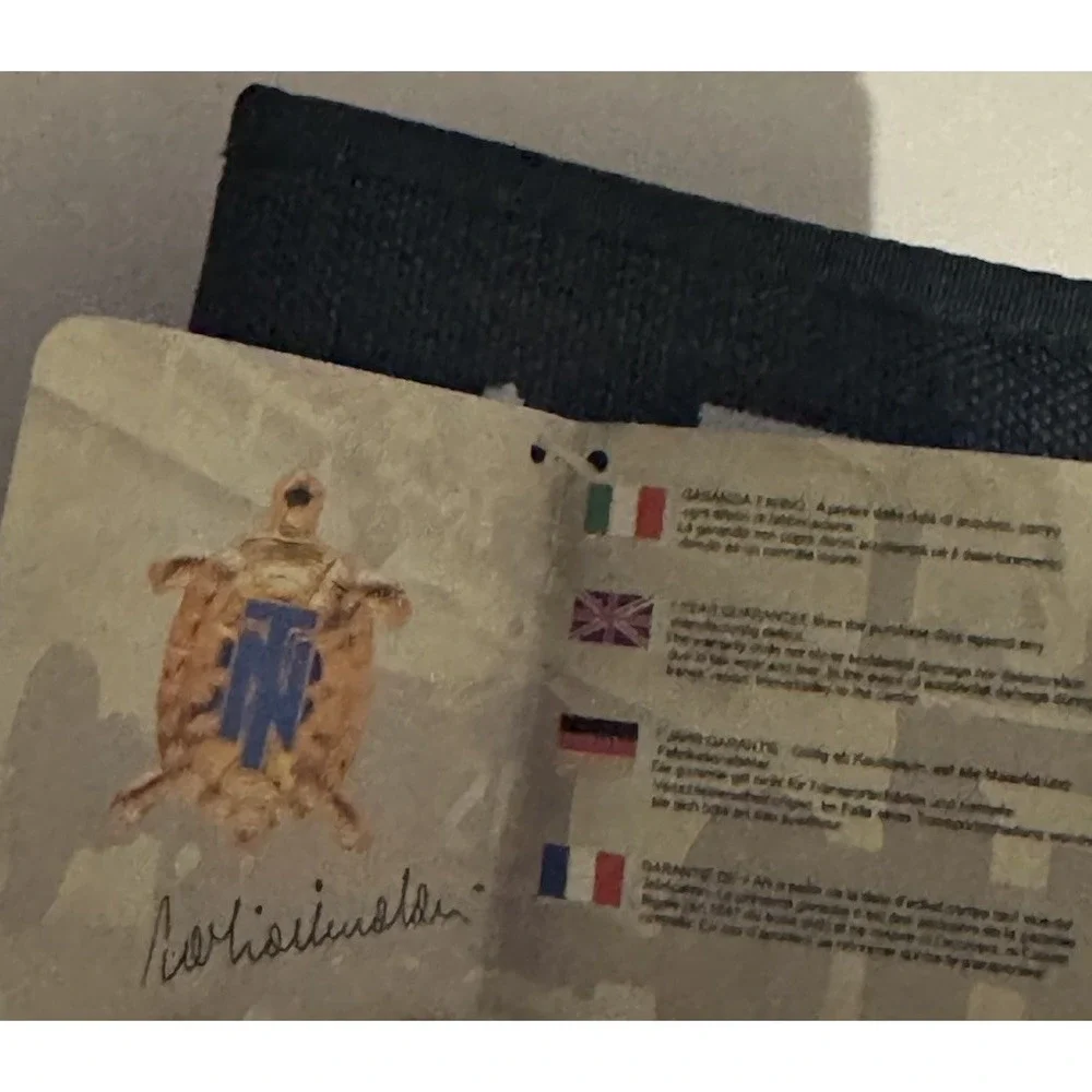 Vintage Tazio Nuvolari Vanderbilt Cup Racing Wallet Alfa Romeo Italy Rare